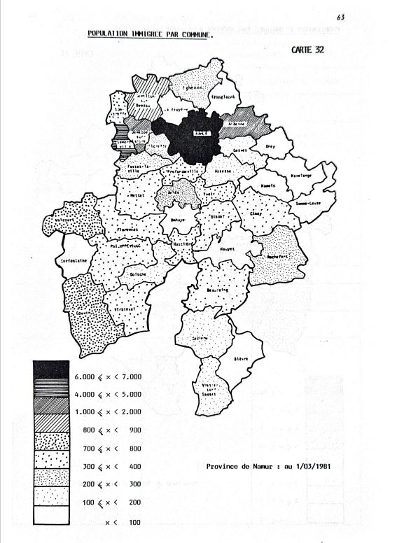 Carte statistiques immigrés en Wallonie (p. 63)