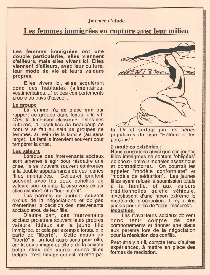 1994 — Journée d’étude femmes immigrées (vignette)